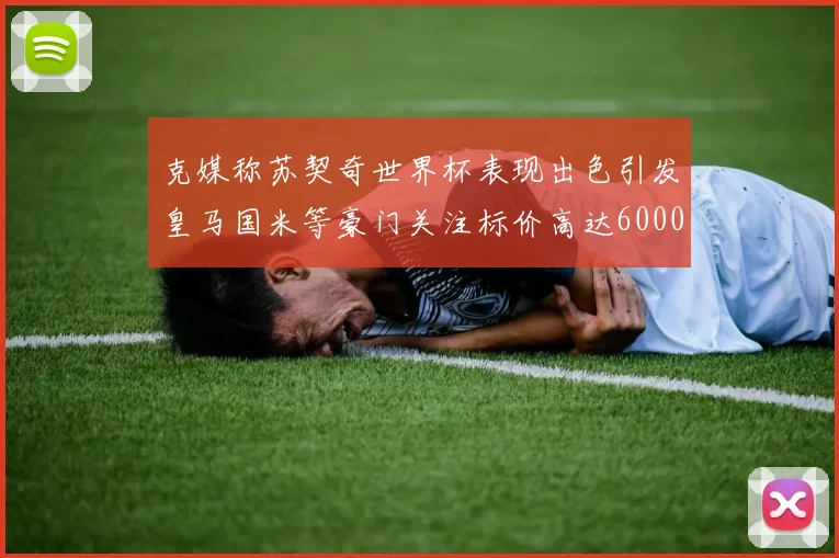 克媒称苏契奇世界杯表现出色引发皇马国米等豪门关注标价高达6000万欧